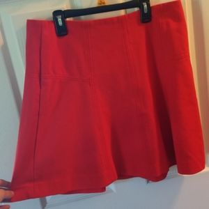 Red skirt